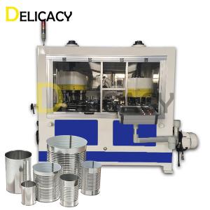 Innovative Combination Machine For Milk Powder Tin Flanging Rib Rolling Sealing Processes