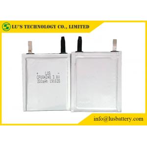 China Disposable 3.0V 320mAh Lithium Ion Pouch Cell CP084248 supplier