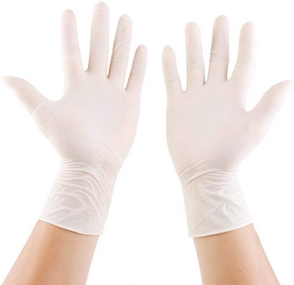 Safety Protective Examination Disposable Latex Gloves Disposable Powder