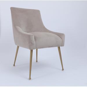 Customized Hotel Chairs Couches With Wood Frame Velvet Fabric