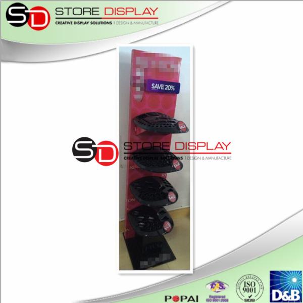 Cosmetics Semi Permanent Display Lightweight For Make-Up Store / Supermarket