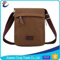 China Multifunction Brown Laptop Messenger Bags Washable And Large Capacity on sale