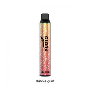 5% Nicotine Disposable Cbd Vape Pen With 1350mAh Battery Bubble Gum