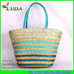 China LUDA Wheat Straw Totes Wholesale Straw Bags supplier