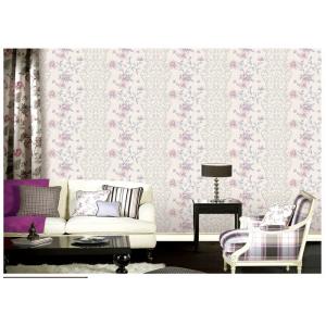 China Luxury 1.06 Meter Wallpaper For Lounge Wall , Waterproof Vinyl Wall Covering supplier