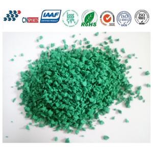 IAAF Green EPDM Rubber Crumb For Athletic Running Track