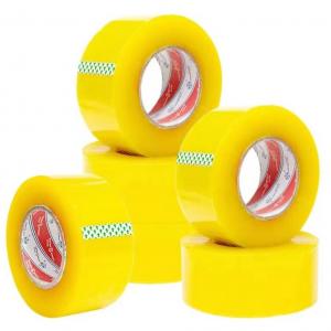 Low Noise Adhesive BOPP Packing Tape Jumbo Roll 0.05mm Thickness