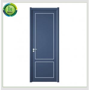 PVC Interior Residential WPC Doors Fire Rated Polymer Waterproof For Bathroom