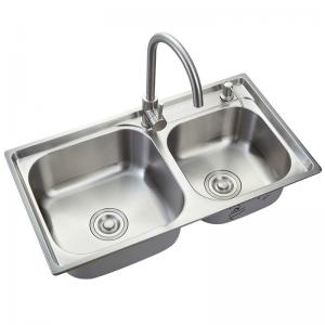AG5517 Deep Kitchen Sink Basin 730×390×193mm Under Mount for Restaurant