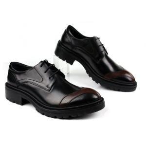 China Les chaussures élégantes en cuir de tous les hommes de logo avec des points Grande-Bretagne dénomme des chaussures élégantes de cuir de Brown wholesale