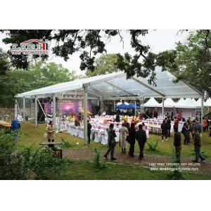 China Aluminum Frame Small Garden Marquee Tent Waterproof with Glass Walls supplier