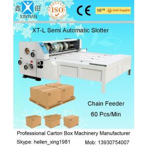 China Автоматическая цепная подавая машина Slotter принтера стикера Paperboard supplier