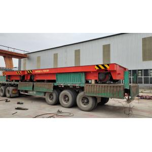 Customization Flat Curved Rail Transfer Cart 10 Ton Loading For Workshops