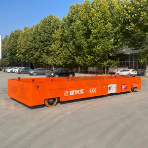 China Steel Beam 60T Industrial Trailers High Speed Large Table Electric supplier