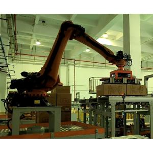 China Palletizing Operations With Robot Pallet Stacking Repeatability Combination supplier