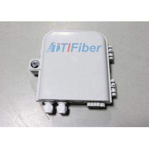 China 8 Ports FTTH Drops Fiber Optic Distribution Box ABS Fiber Enclosure Wall Mount supplier