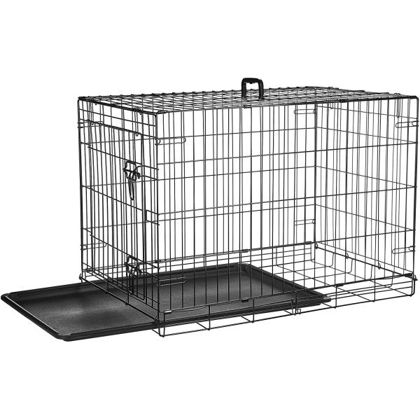 China Portable Fully Equipped 48in Metal Dog Crates wholesale