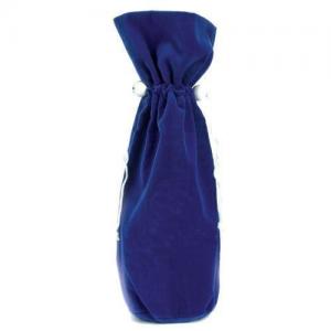 China Velvet Wine Bottle Drawstring Bag Custom Reusable Wine Bag of Drawstring Closure  supplier