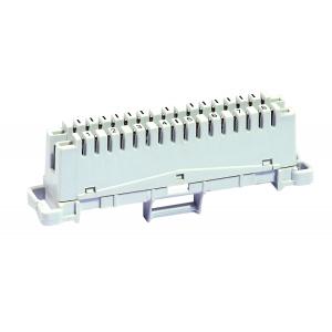 China 8 Pair LSA Krone Module / Vertical Mounting Krone Connection Module UL94-V0 YH-6036 1 002-00 supplier