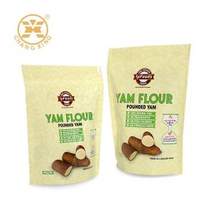 China Yam Flour Powder Stand Up Pouch Bag Cassava Maizena Flour Pouches Doypack Bag With Zipper supplier