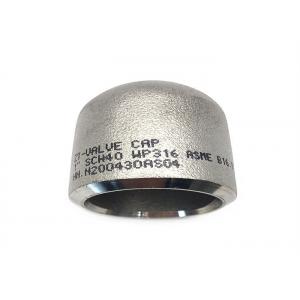 STD ASME B16.9 Stainless Steel Pipe Cap Butt Welded Pipe Cap Fitting 24 Inch