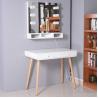 China European Style Elegant Dressing Table With Drawer 22kg Solid Wood Products wholesale