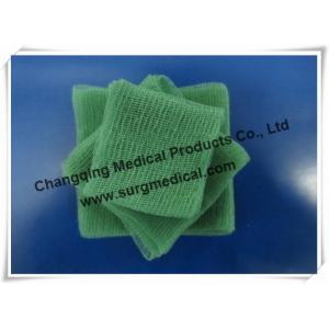 EU Standard Pre - cut Green Surgical Absorbent Cotton Gauze Pads Swab