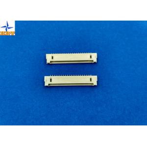 China 1.25mm Pitch right angle Wafer Connector, DF14 wire connector, side entry type shrouded header supplier