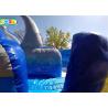 China 0.55mm PVC Giant Inflatable Slide For Water Games / Blow Up Water Slide For Toddlers wholesale