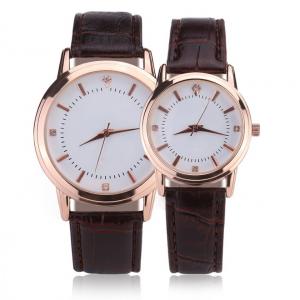 RHOS PU Leather 3ATM Alloy Quartz Watch For Ladies