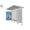 Bus Stop Shelter Advertising Scrolling Light Boxes Aluminum Frame 30 Watt