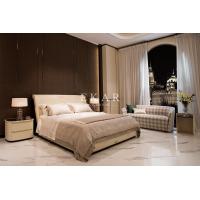 China Furniture Stores Full Size White Headboard King Bed W001B10 on sale
