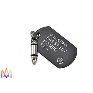 China Cremation Urn Bullet Military Army Dog Tags Charms supplier