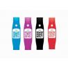 SOS QR Code Custom Silicone Wristbands , Silicone Medical ID Bracelets For Women