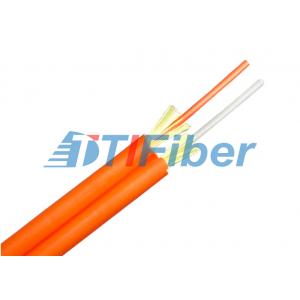 China Duplex Multimode Fiber Optic Cable Zipcord Structure With 2.0 / 3.0 Mm Tight Buffer wholesale