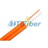 Duplex Multimode Fiber Optic Cable Zipcord Structure With 2.0 / 3.0 Mm Tight