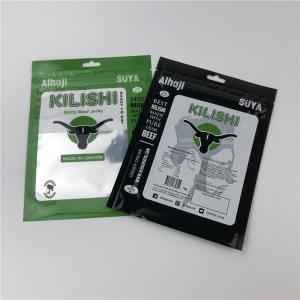 SGS Kraft Plastic Pouches Packaging CMYK VMPET NY CPP For Beef Jerky