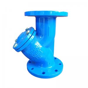 China Flange Ends Plumbing Ductile Iron Y Strainer PN10 PN16 supplier