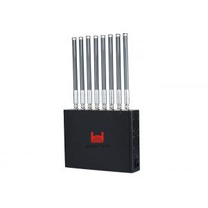 Military VHF UHF WiFi Signal Jammer 8 Channels Long Jamming Distance