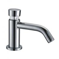 China Modern Brass Self Closing Faucet Under Counter Basin Tap , 8um - 12um on sale