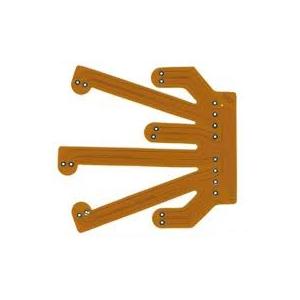 China High Reliability Polyimide Flexible PCB Circuit Board 0.15mm Thickness FPC supplier