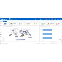 China Jointech Vehicle Fleet Tracking Software , Windows 2002 GPS Truck Tracking Systems on sale