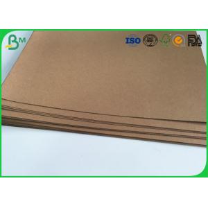 China Good Stiffness Brown Kraft Liner Paper 36&quot; 300gsm Tear Proof For Handbag wholesale
