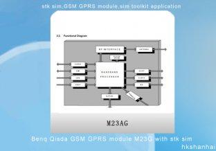 Módulo M23G de BenQ Qisda G/M GPS GPRS con el sim del stk