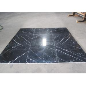 Bathroom Floor Nero Marquina Marble Slab , Nero Marquina Polished Marble Tile