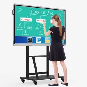 China Ultra HD Smart Electronic Whiteboard IR Touch Smart Interactive White Board 75 Inch supplier