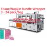 Auto Wrap Facial Tissue Packing Machine 25Pack/Minute Fault Tracked With