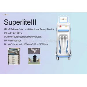 China Spa E Light Multifunction Beauty Equipment OPT Laser Type With Three Tips wholesale