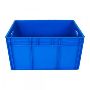 China Stackable Plastic Turnover Solid Box Industrial Storage Moving Crate for Eco-Friendly supplier