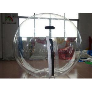 China Clear PVC 2m Dia Inflatable Aqua Water Ball Nice Welds / YKK-zip From Japan supplier